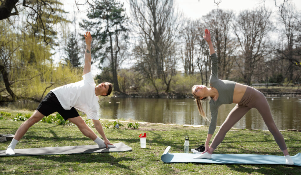 lakeside yoga activities