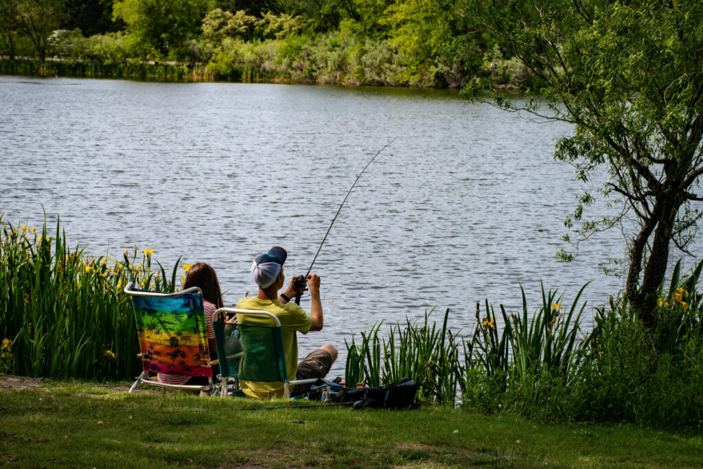 lakeside fishing
